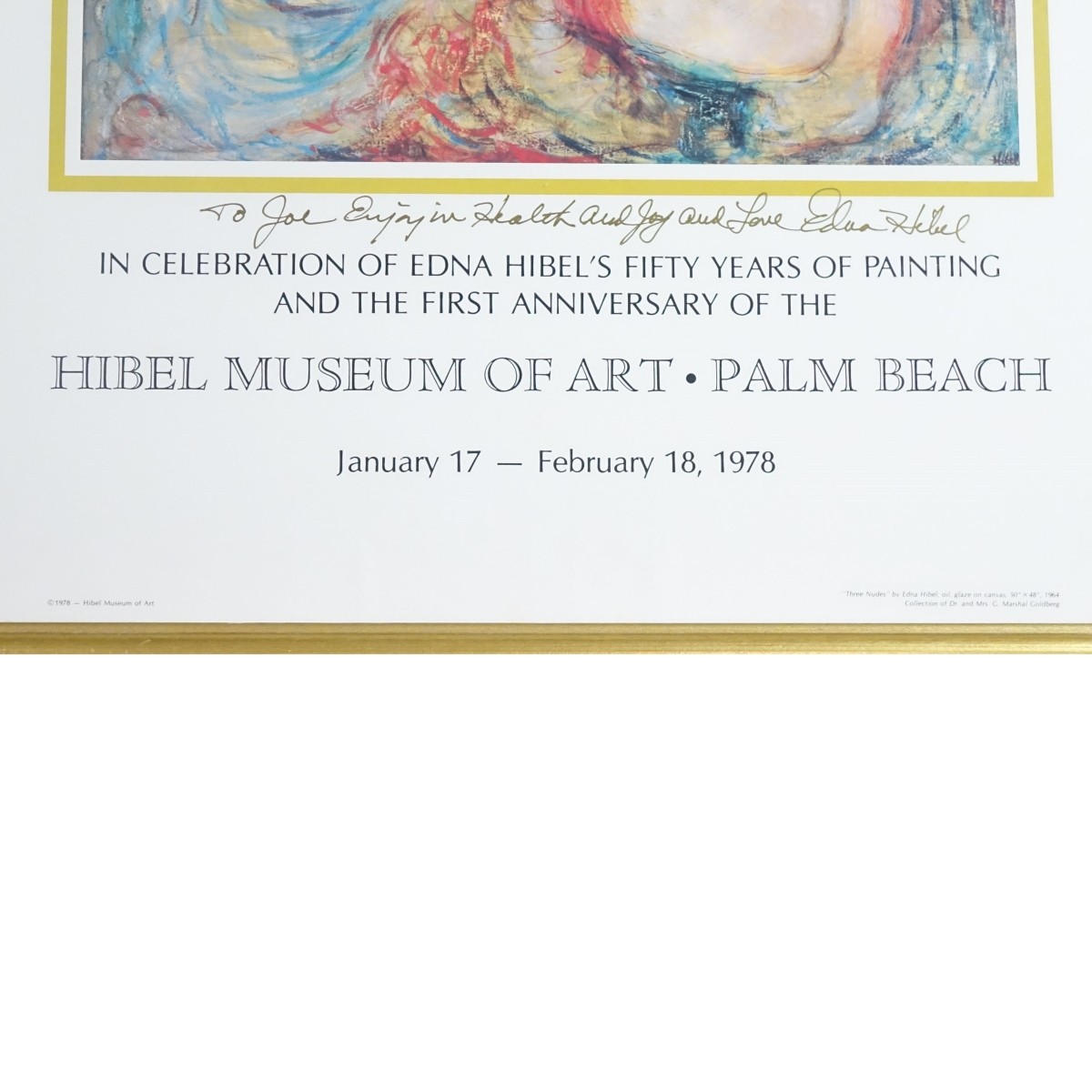 Edna Hibel Poster