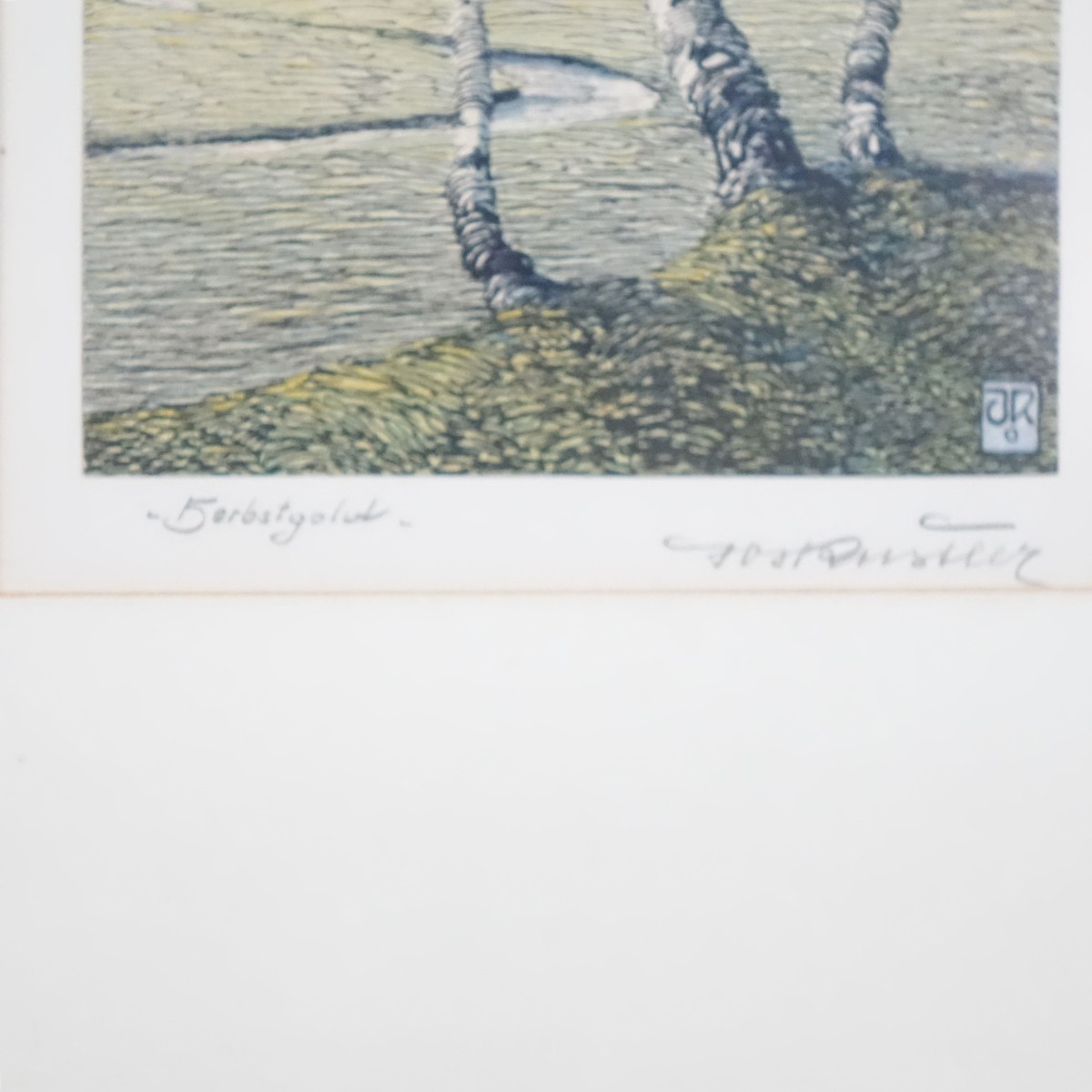 3 German Signed Color Etchings