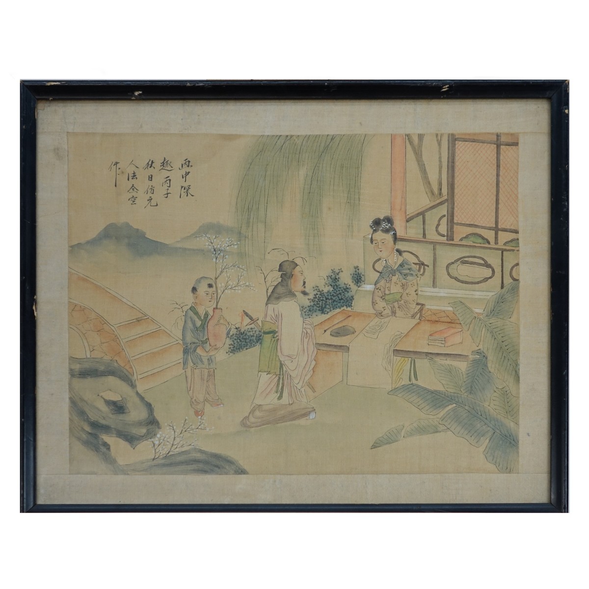 Chinese Scroll Painting on Silk