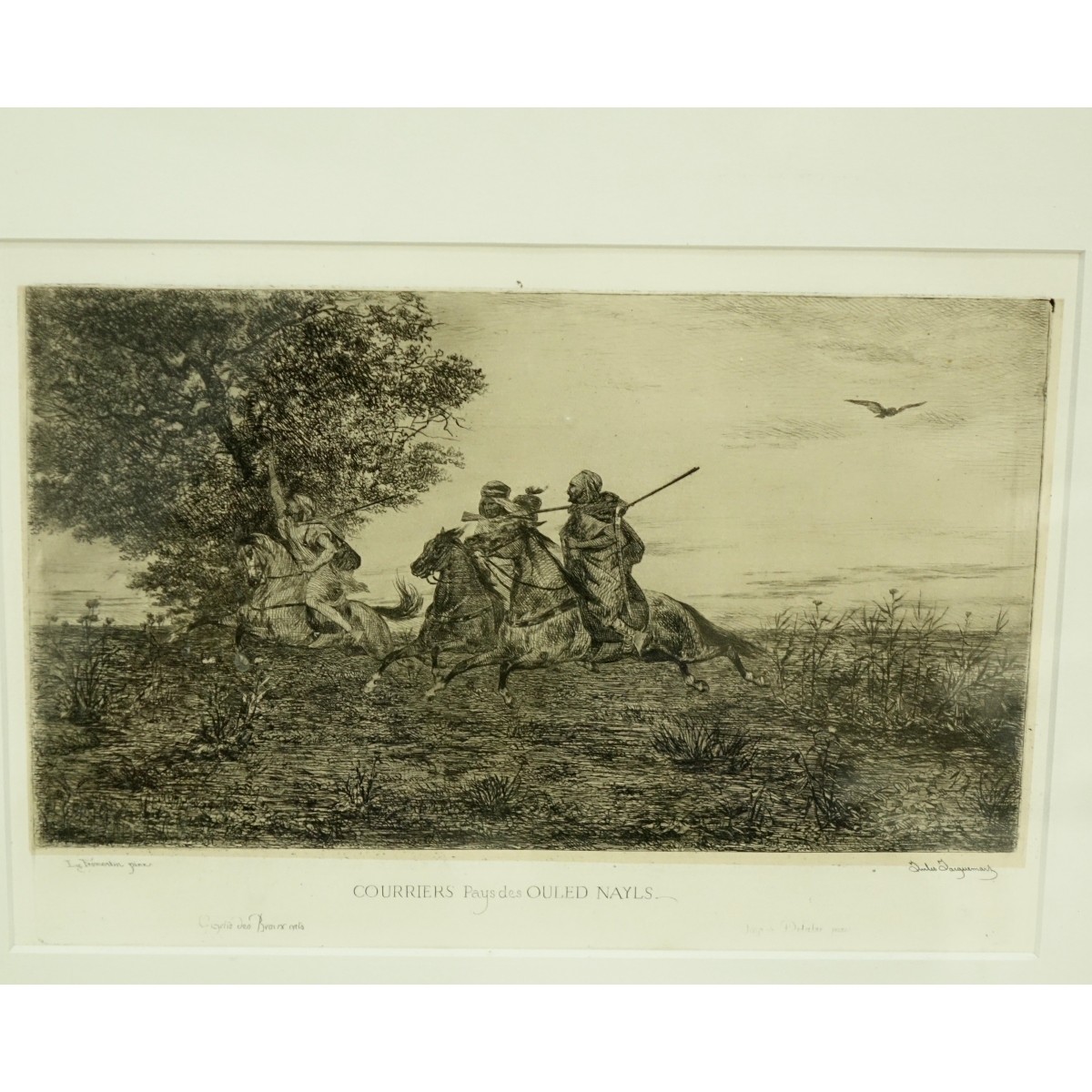 After: Eugene Fromentin (1820-1876) 3 Etchings