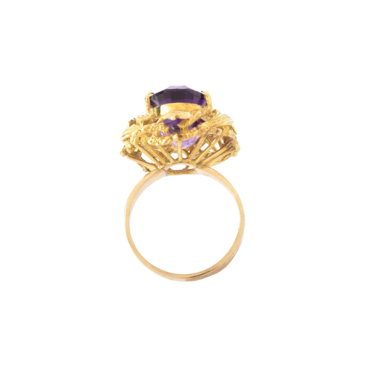 Amethyst and 14K Ring