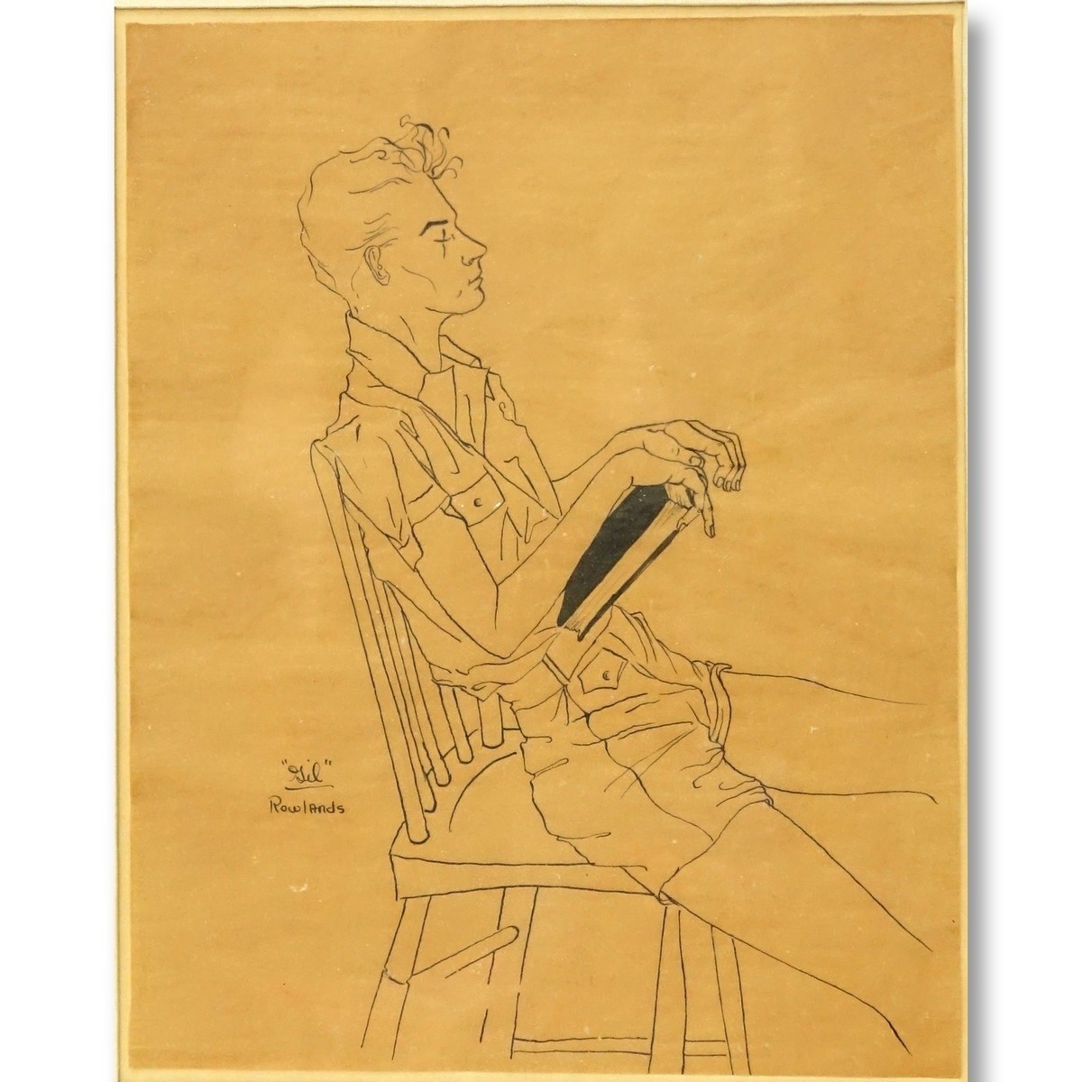 Gil Rowlands (20th C) Lithograph