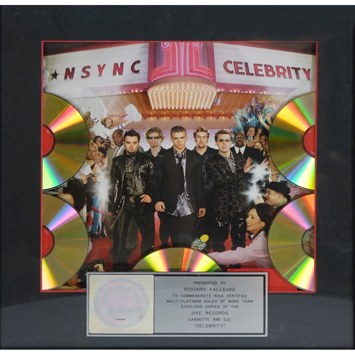 NSYNC RIAA Certification