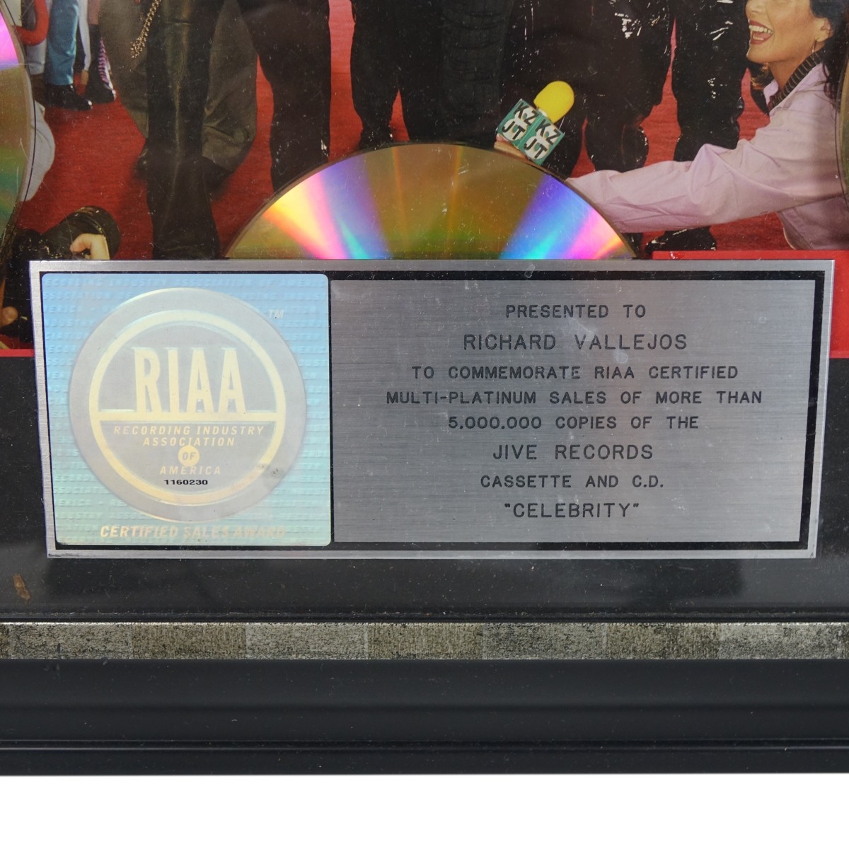 NSYNC RIAA Certification