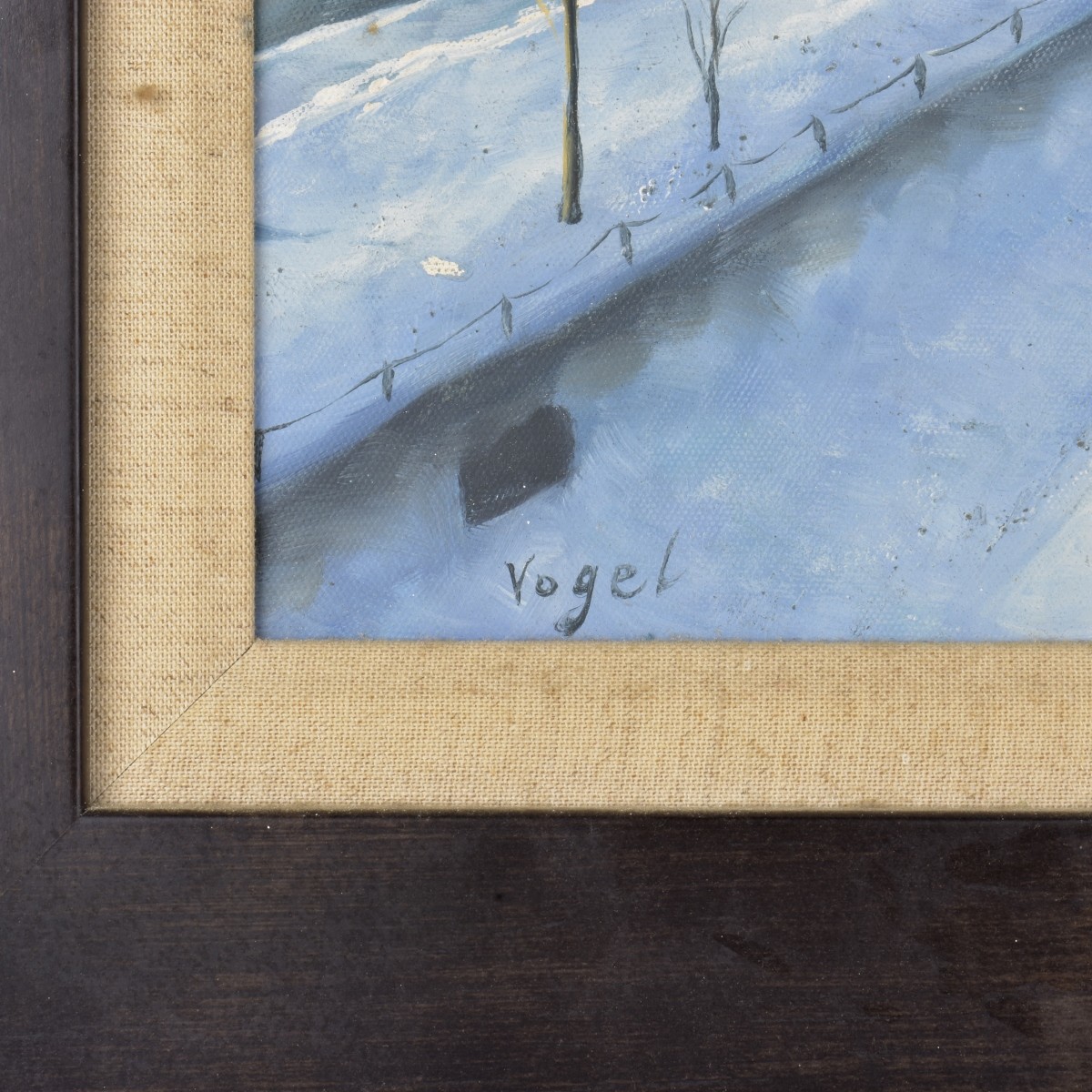 Vogel (20th C.) O/C Snow