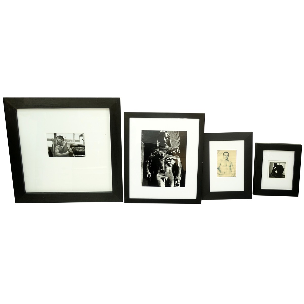 Four (4) Prints on Paper of Male Subjects