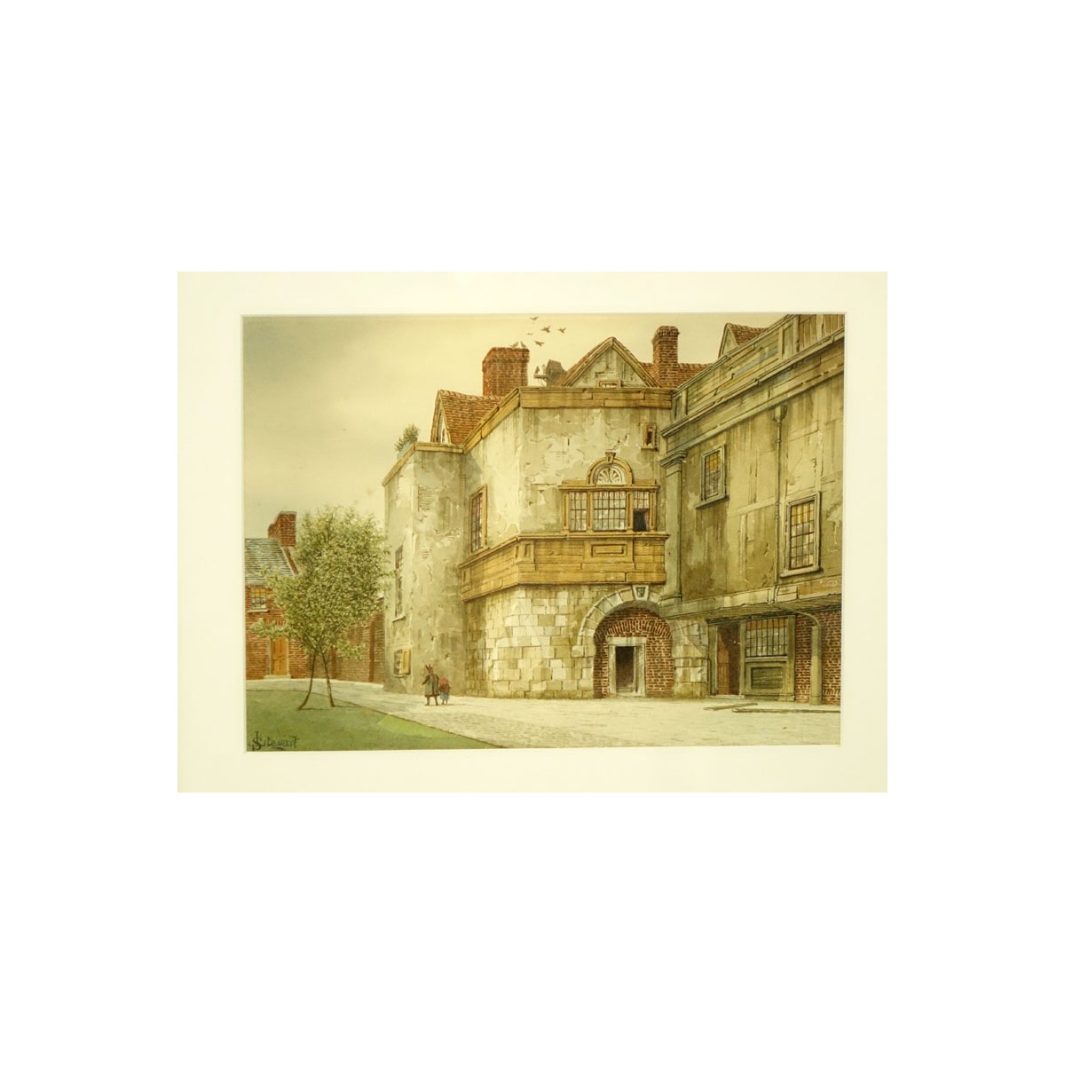 Two(2) James Lawson Stewart (1841-1929) Watercolor