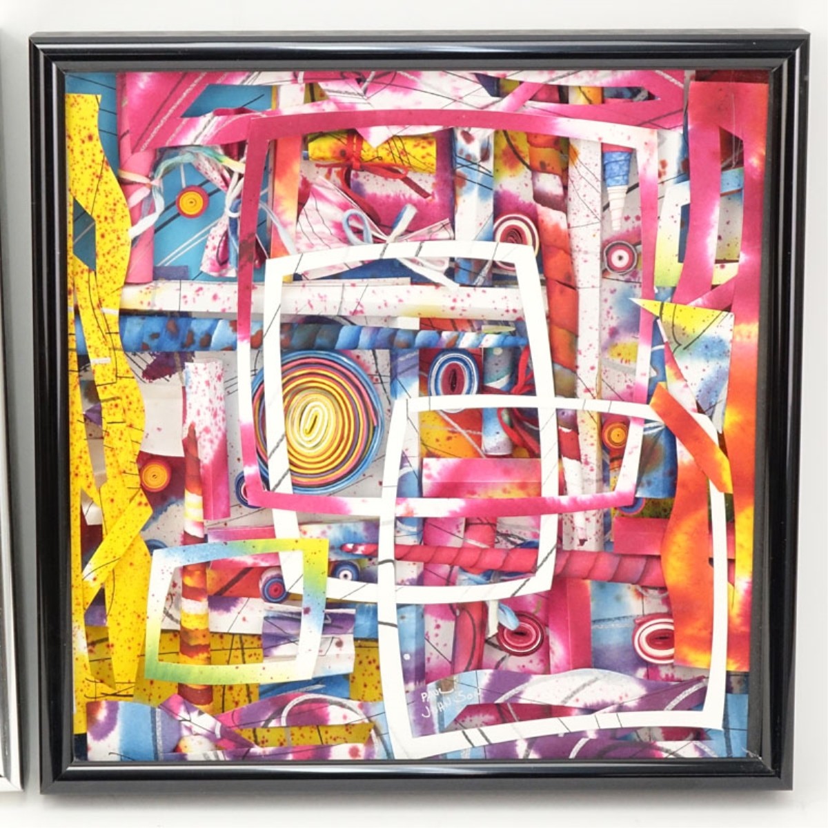 Paul Johnson British (20C) Two (2) Abstracts