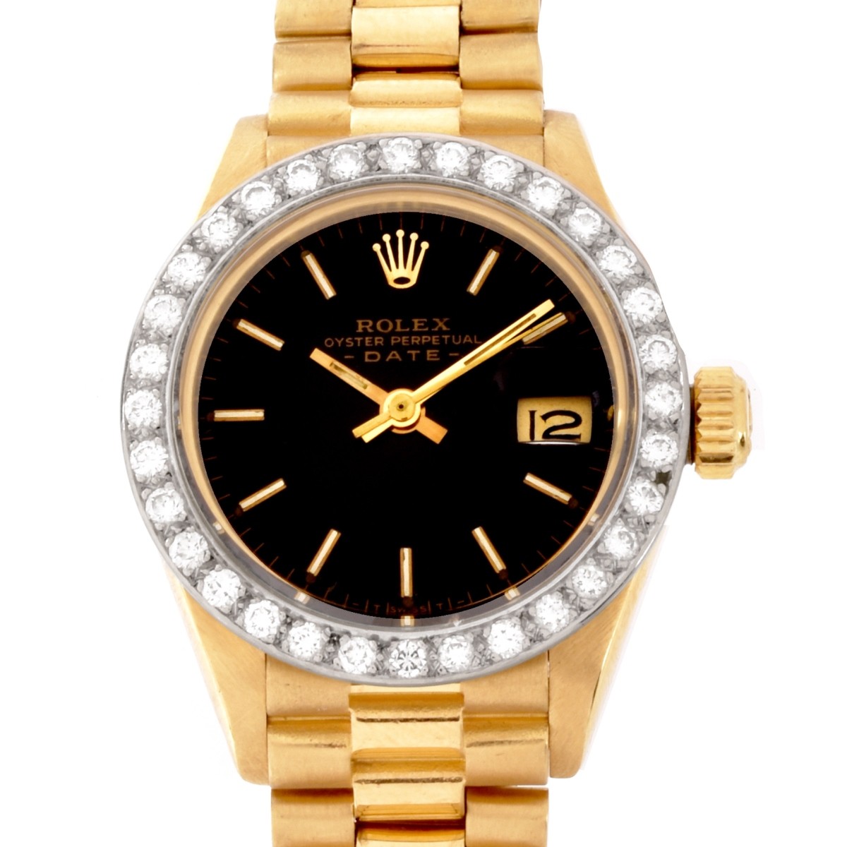 Lady's Rolex 18K Oyster Perpetual Date