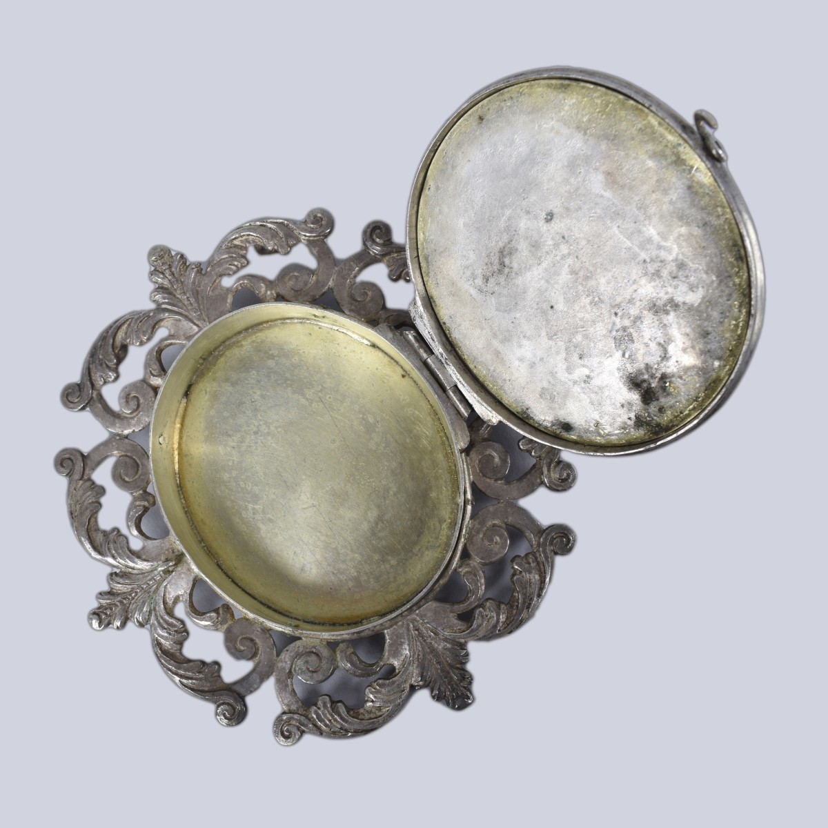18/19th C. Spanish Colonial Silver Pyx