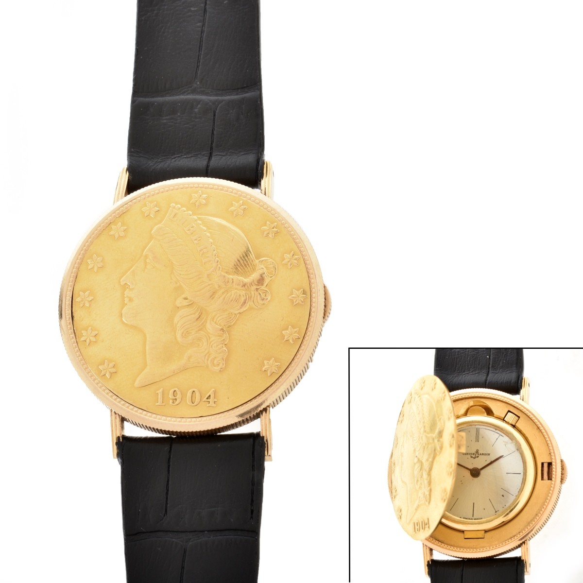 Ulysse Nardin Gold Coin Watch