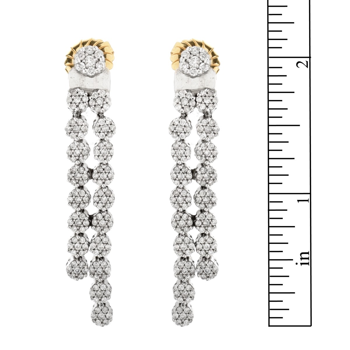 Diamond and 14K Earrings