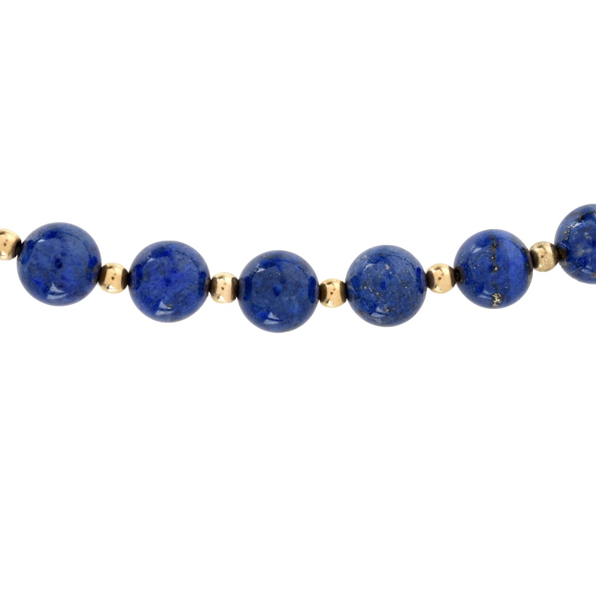 Lapis and 14K Necklace