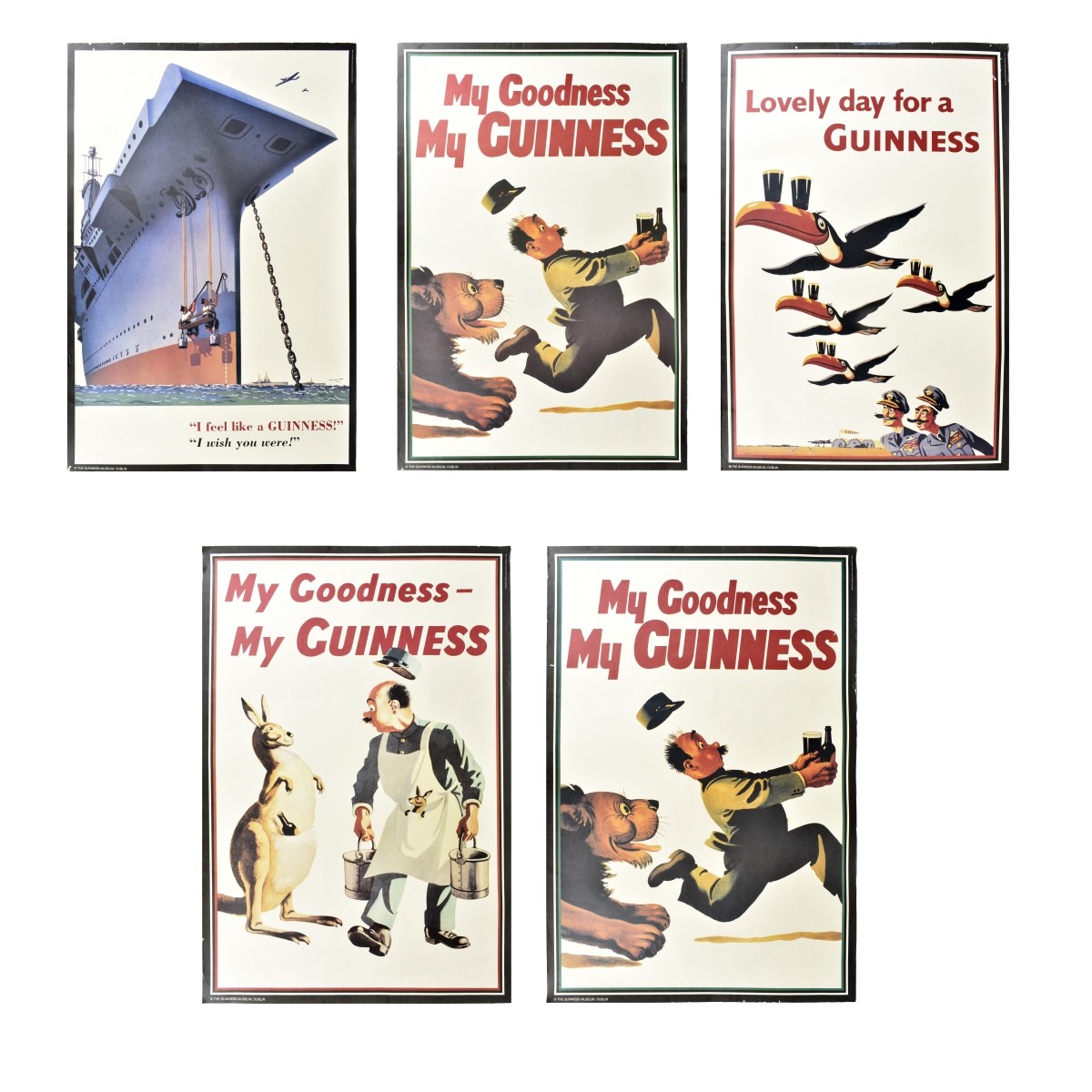 Vintage Guinness Advertising Posters
