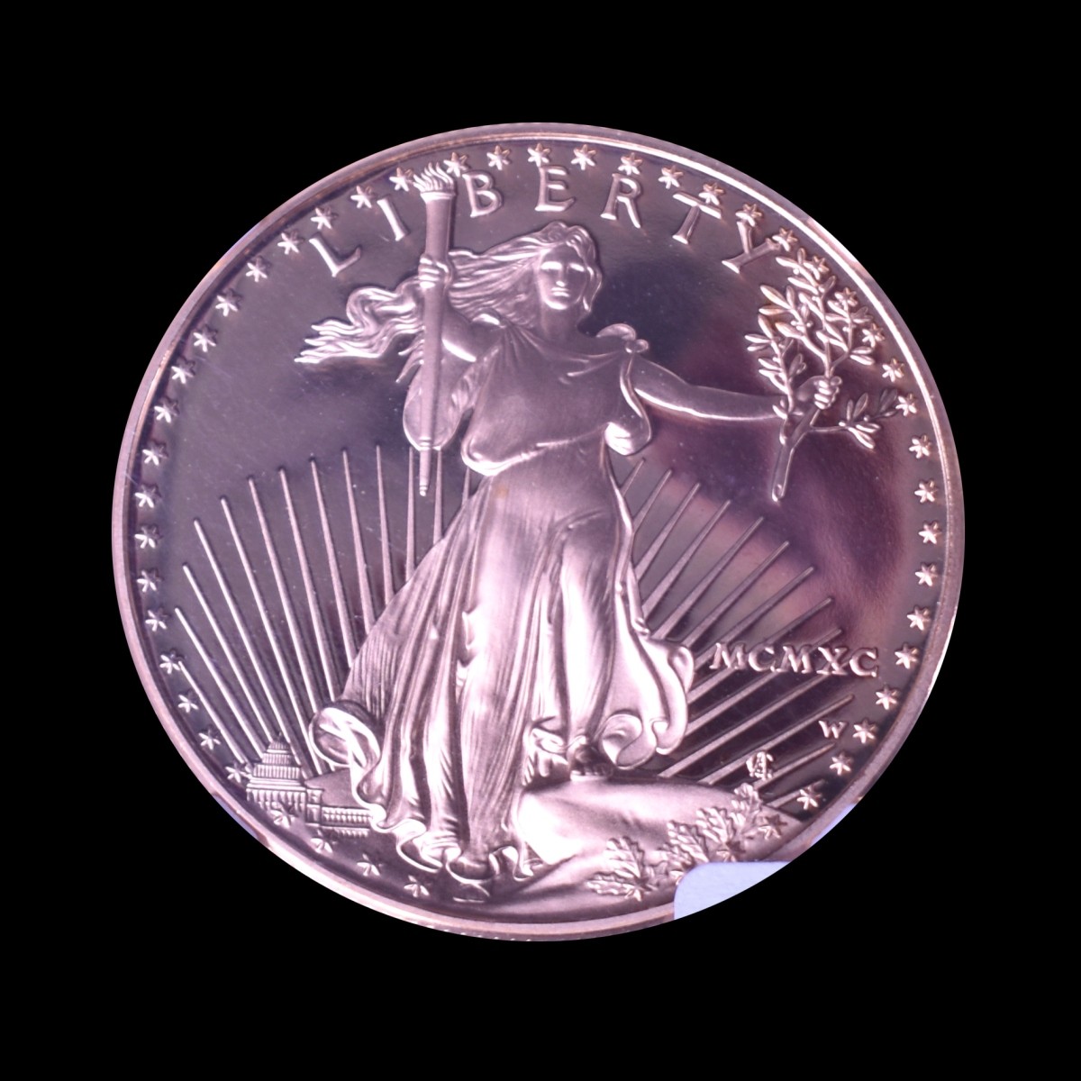 1990-W $50 Gold Eagle Coin