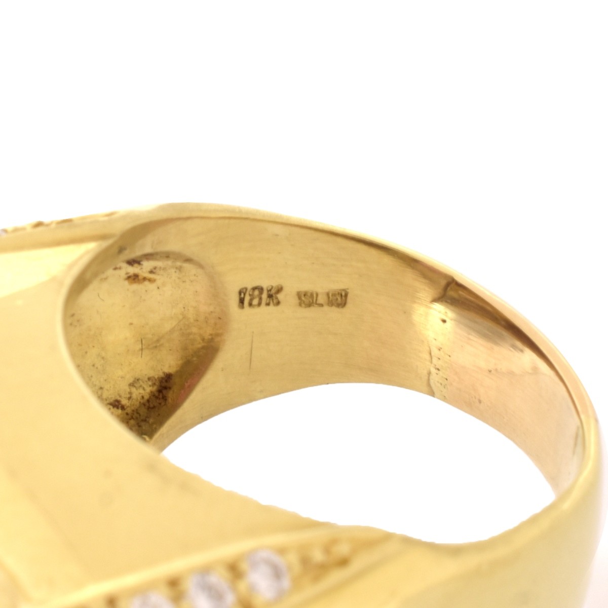 GIA Tourmaline, Diamond and 18K Ring