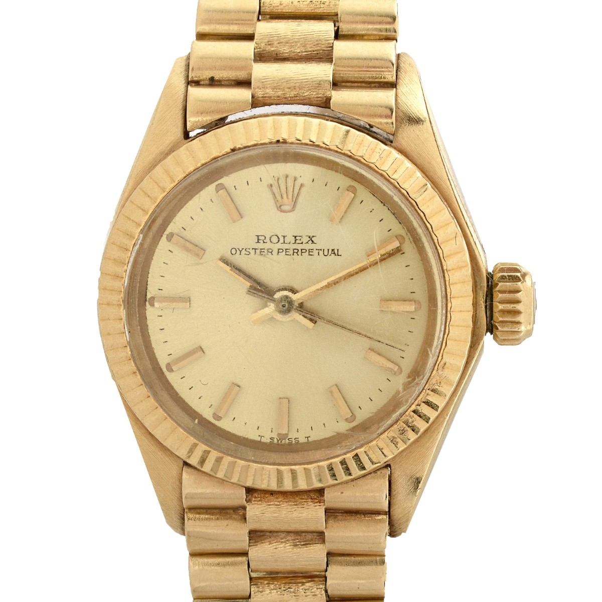 Rolex Oyster Perpetual 18K Watch