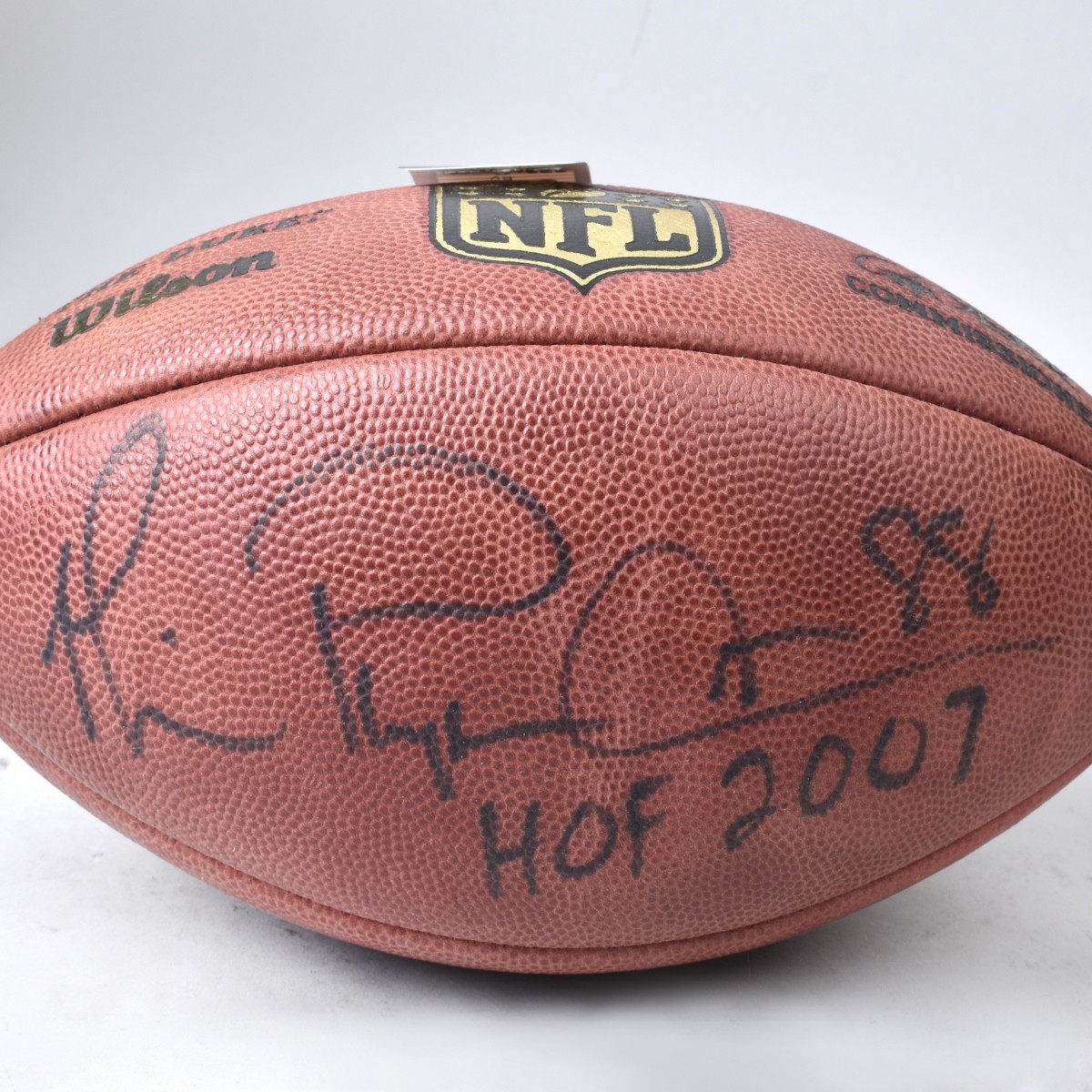 NFL Authentic Football signed Michael Irvin