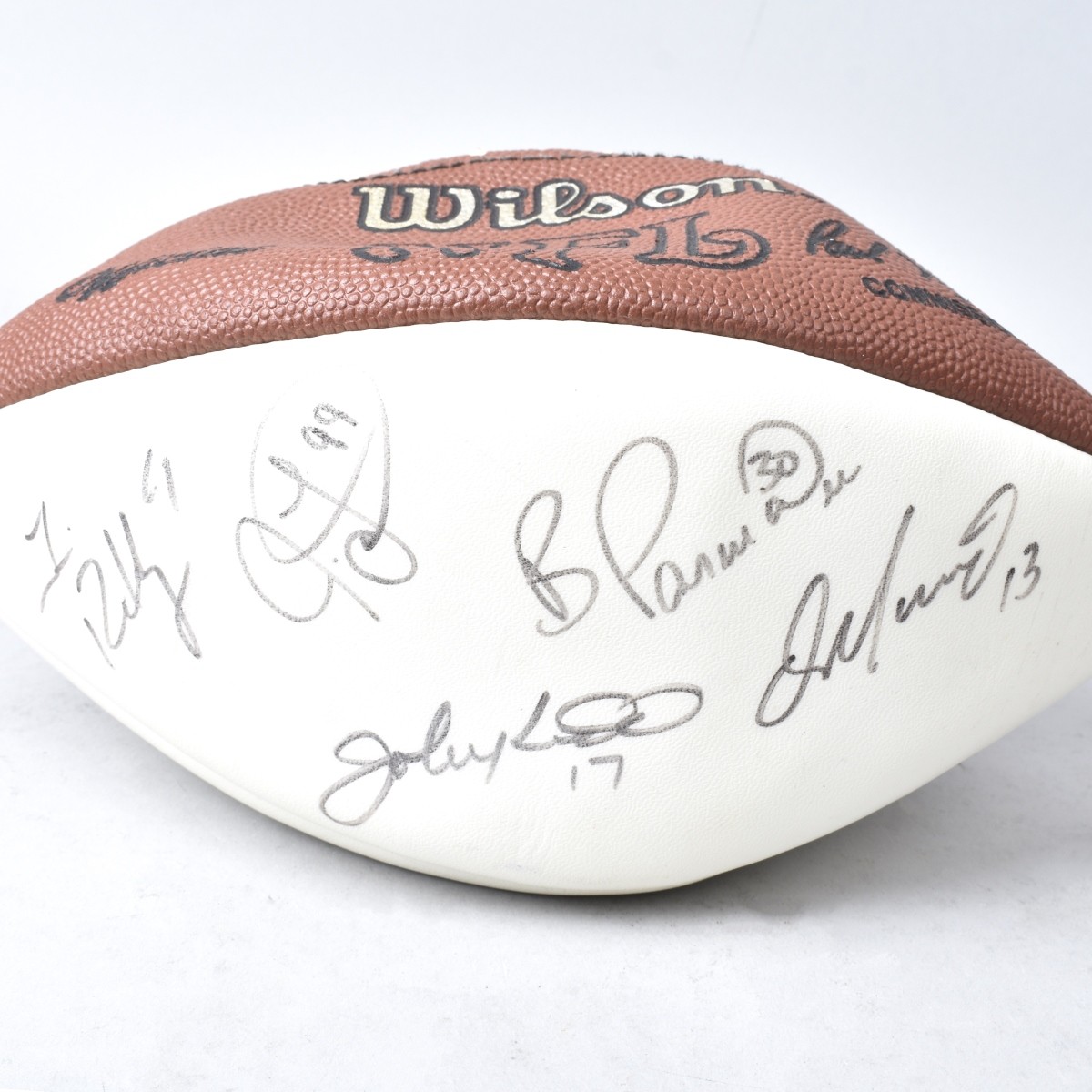 Dan Marino Autographed NFL Football w Team mates