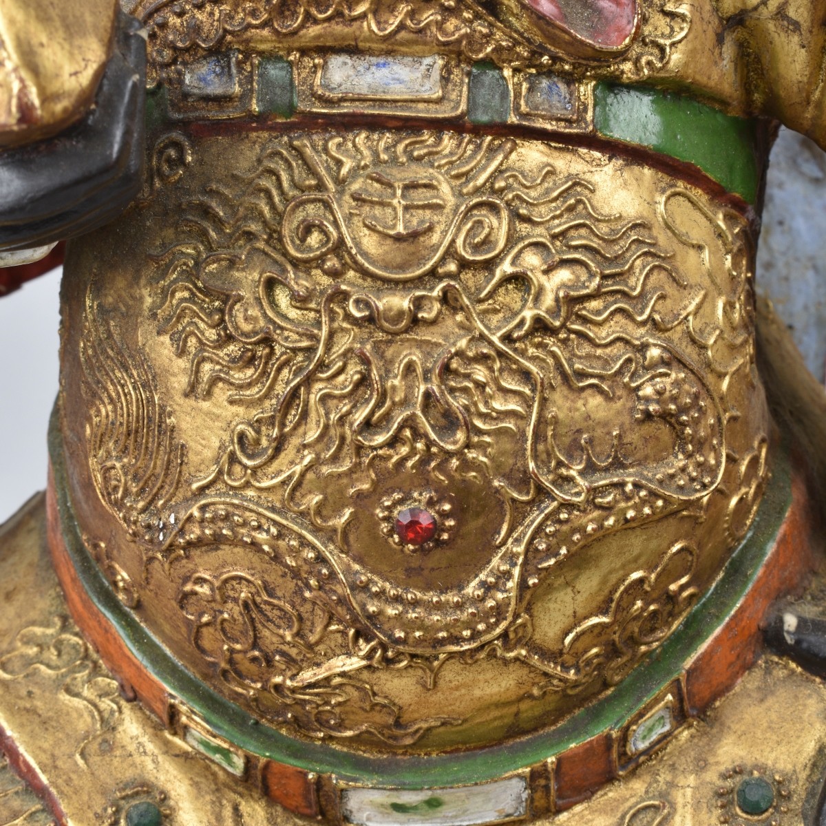 Chinese Emperor Temple Figure