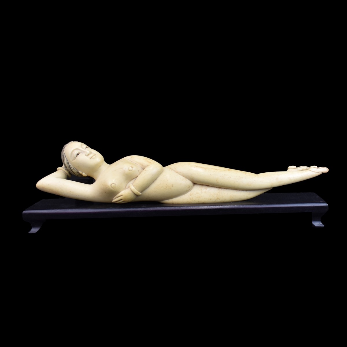 Chinese Recumbent Nude Figurine