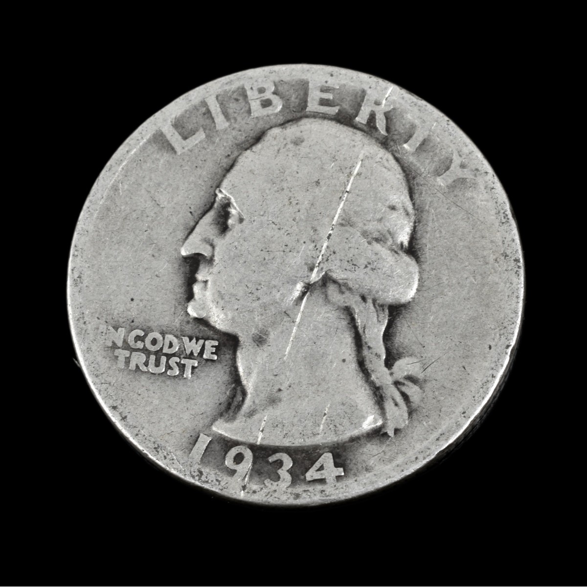 Fifty U.S. Silver Washington Quarters