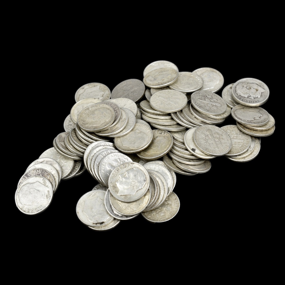 One Hundred U.S. Silver Dollars