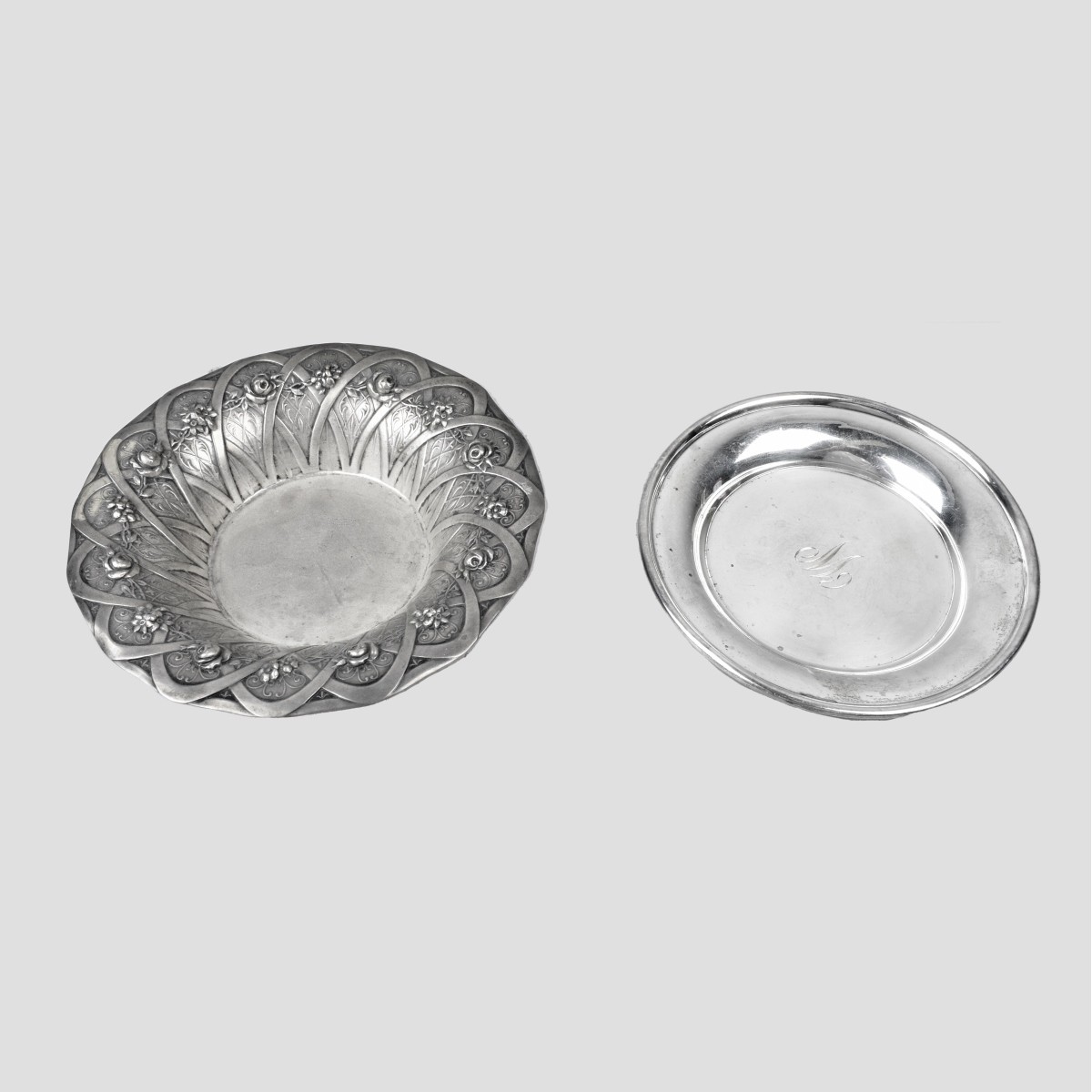 Two Sterling Silver Bowls