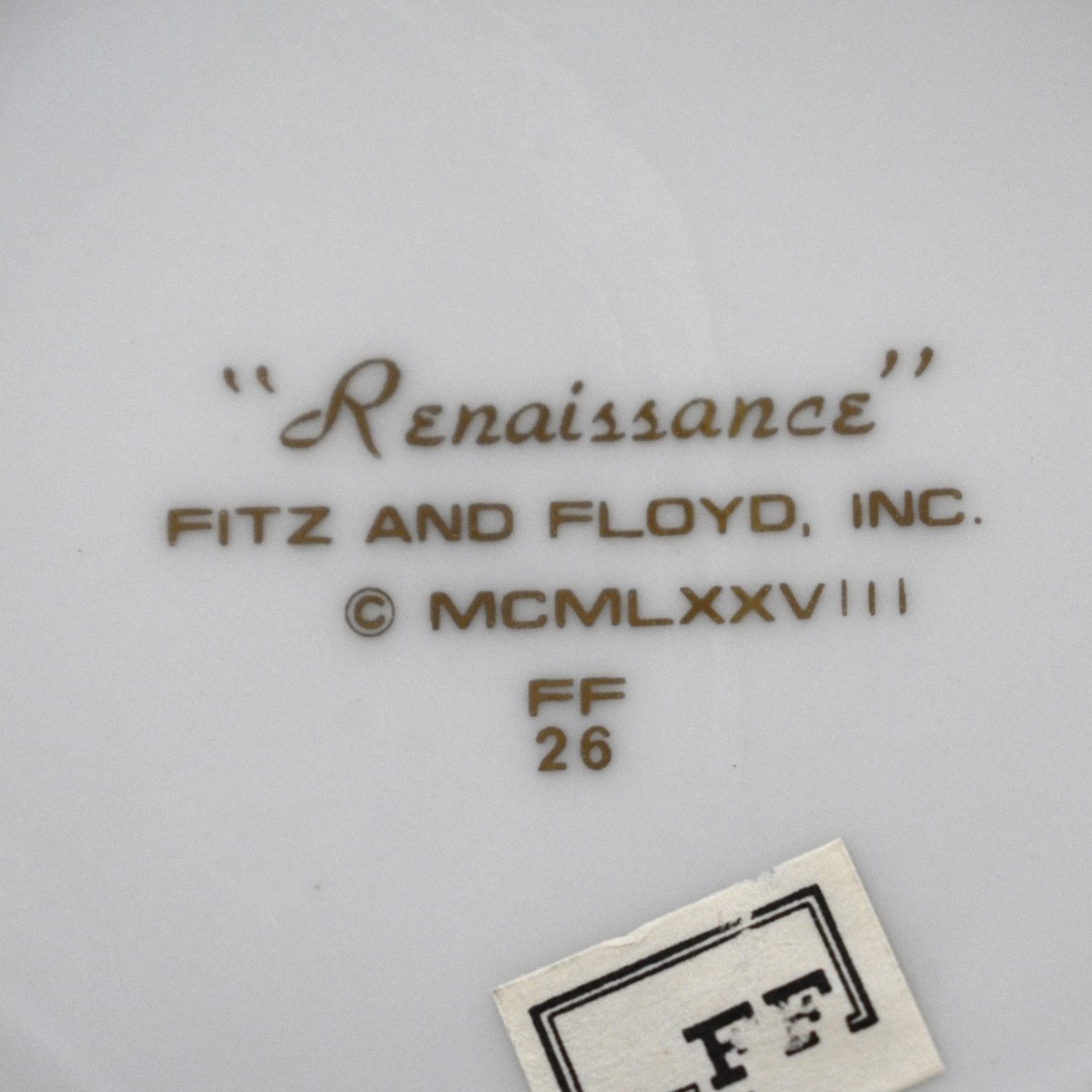 Fitz and Floyd "Renaissance" Dinner Service