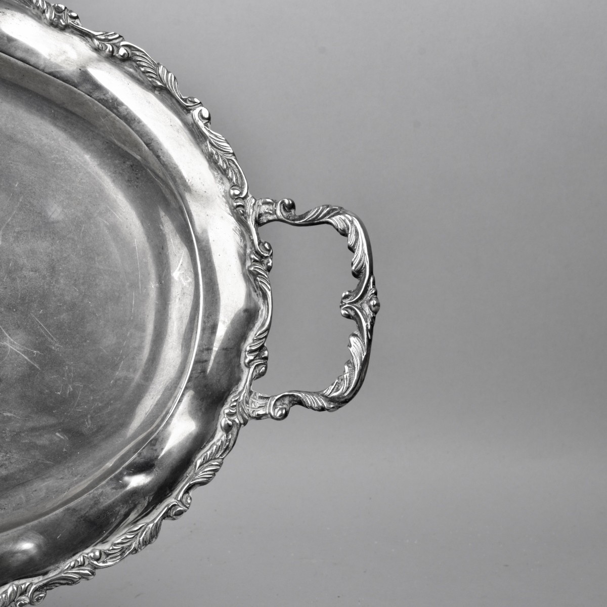 Vintage Mexican Sterling Silver Serving Tray