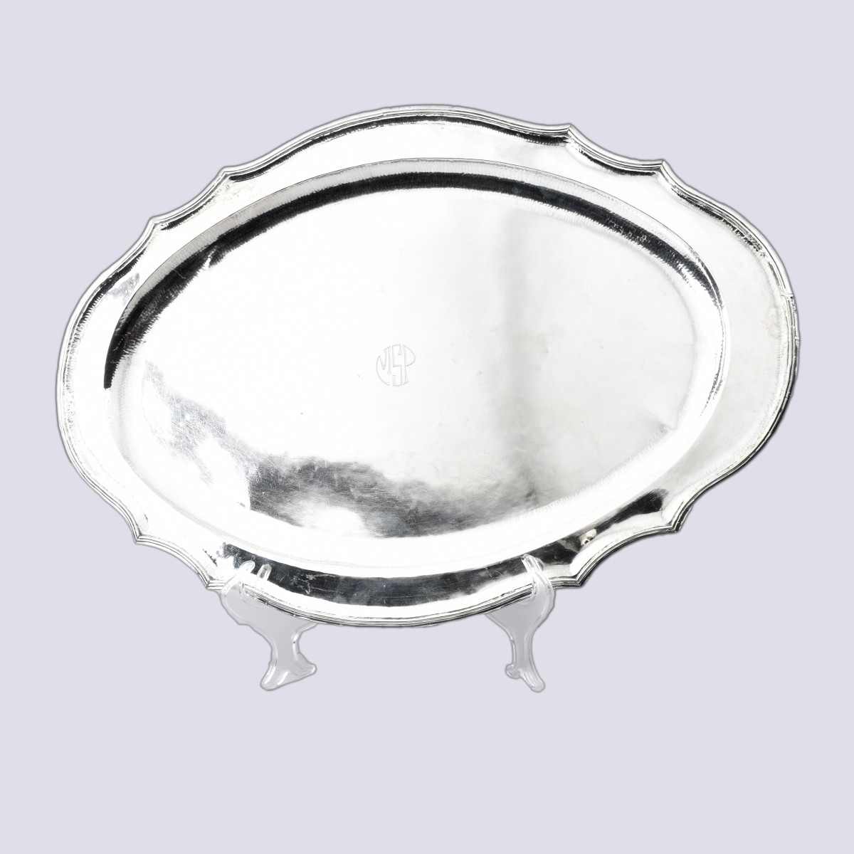 Large Vintage Sterling Silver Tray