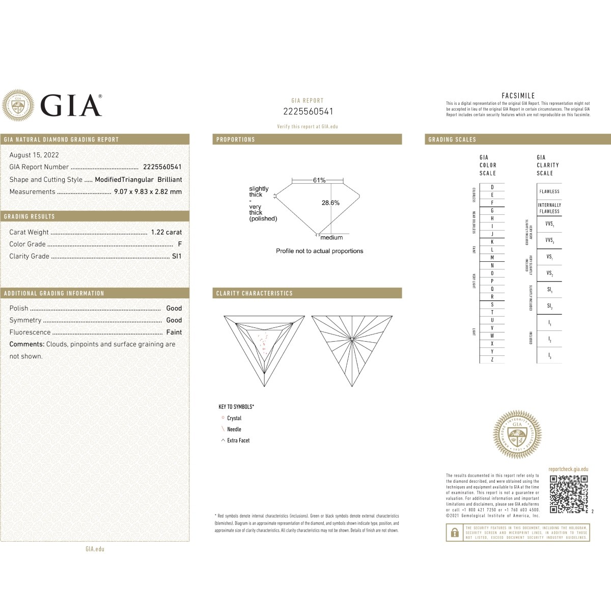 AGL/GIA Emerald, Diamond and 18K Ring