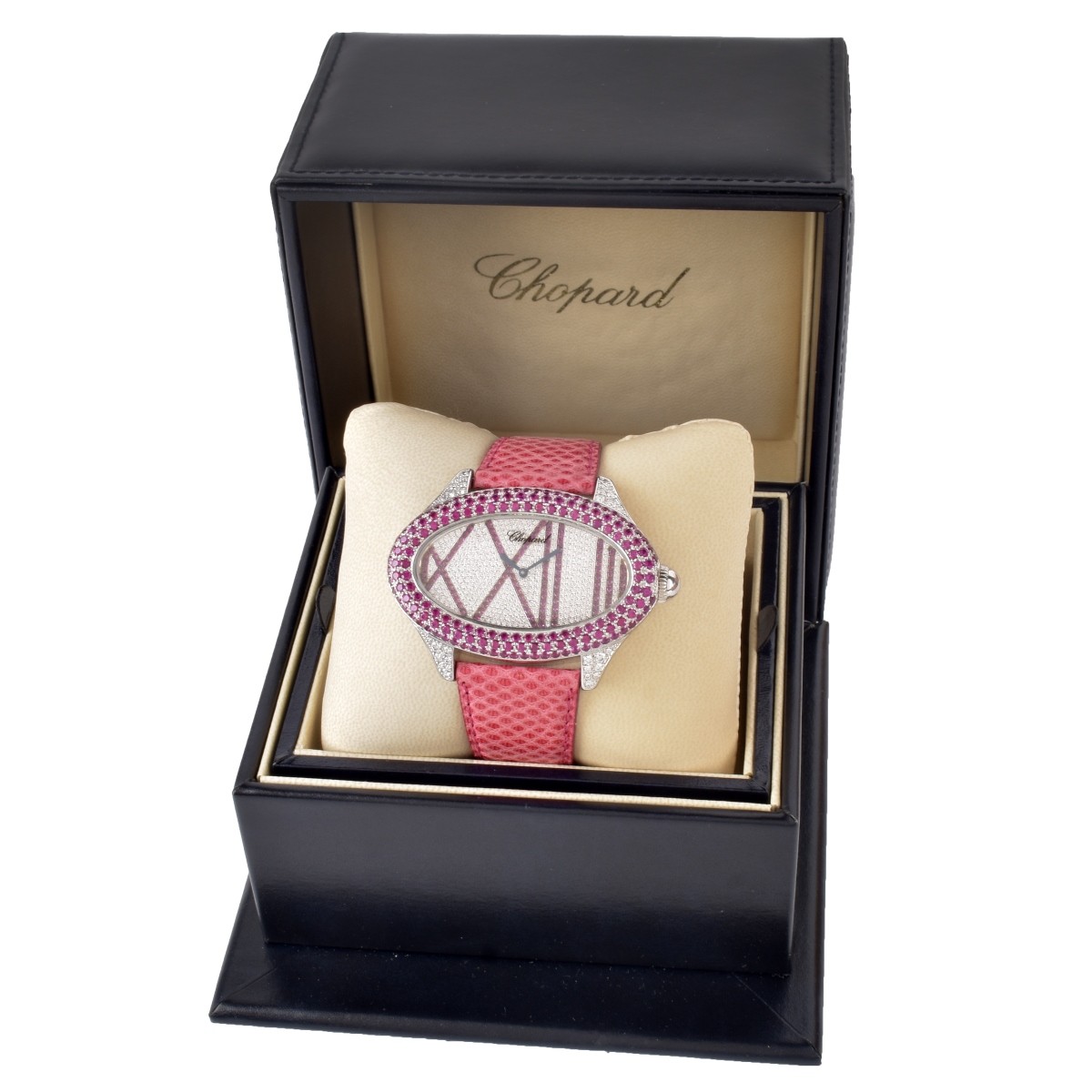 Chopard Diamond, Ruby, 18K Watch