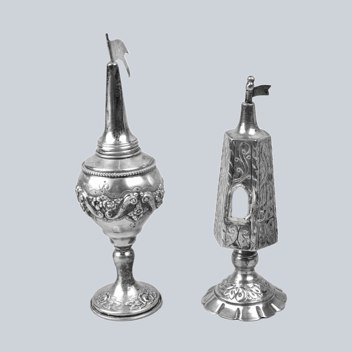 Three Antique Israeli Tableware