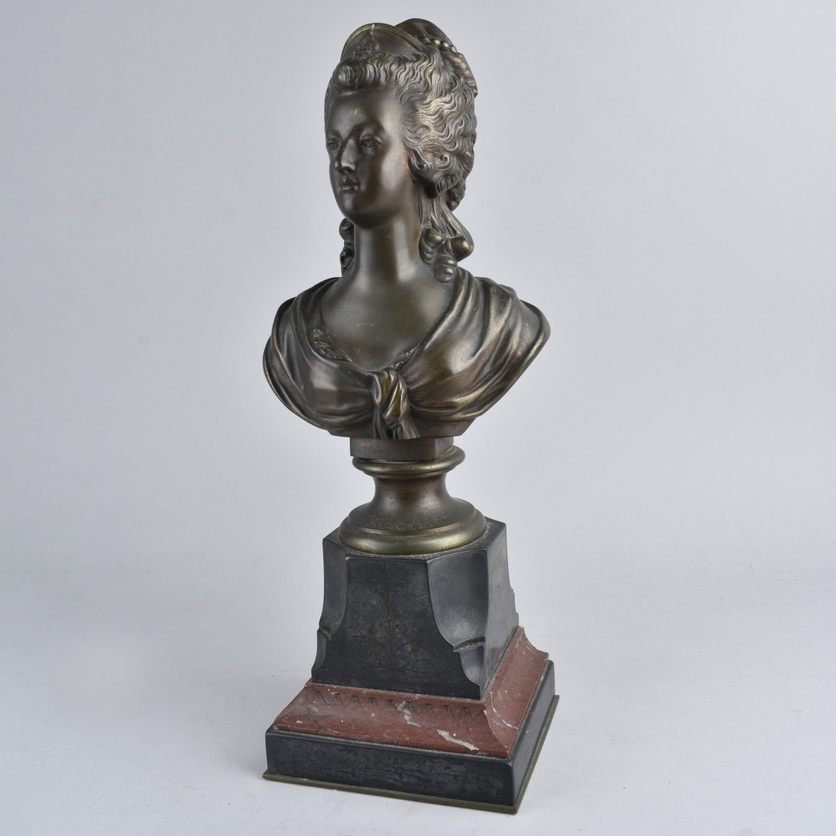 Antique French Bronze Bust