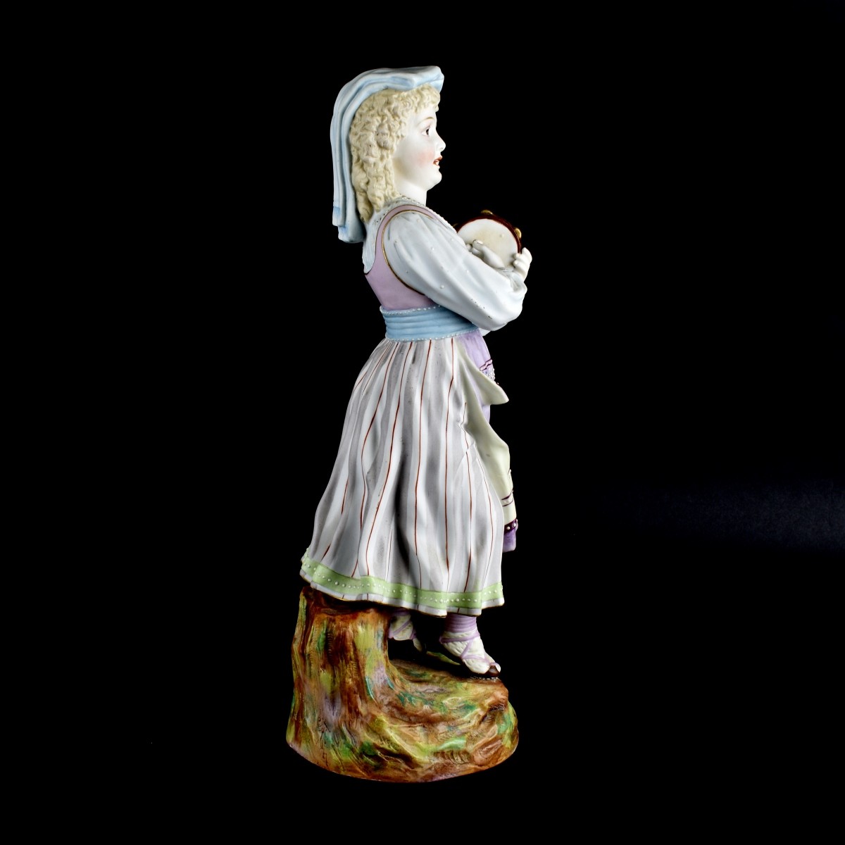 Large German Bisque Porcelain Figurine