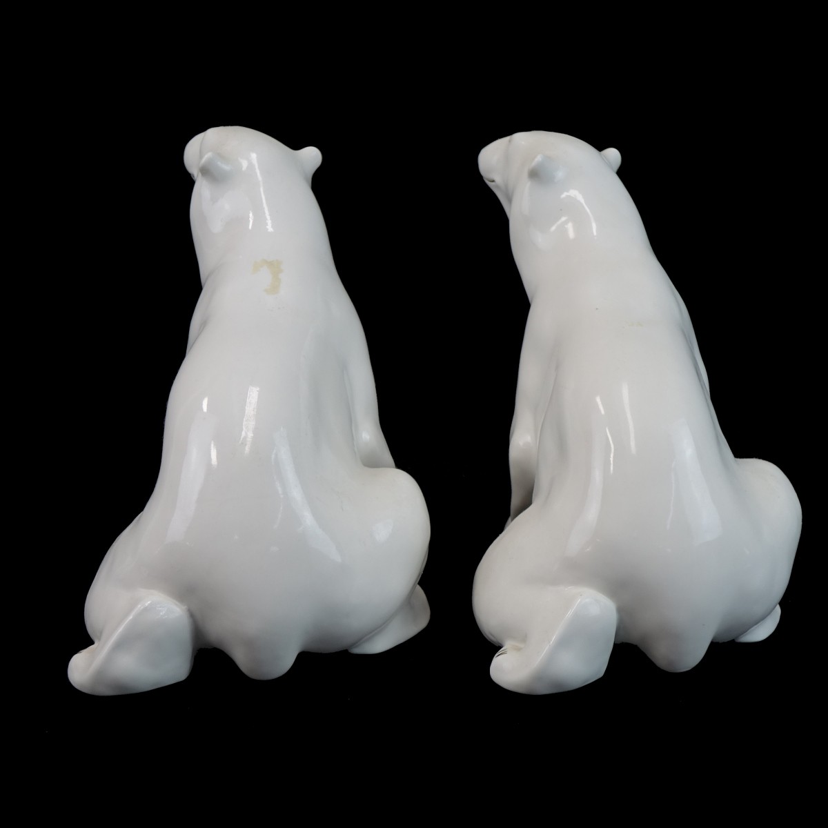 USSR Lomonosov Polar Bear Figurines