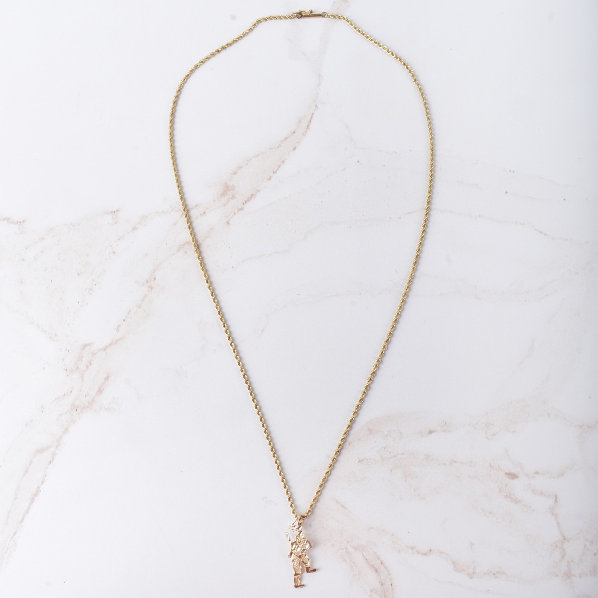 14K Chain and Pendant
