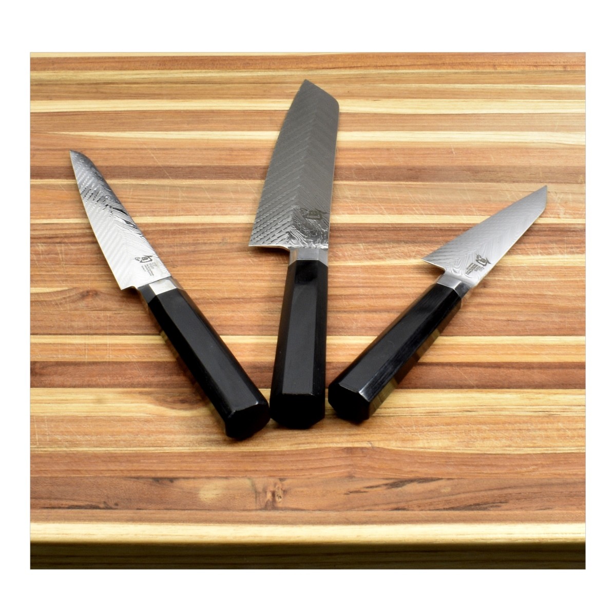 Three Shun Japanese Chef's Knives