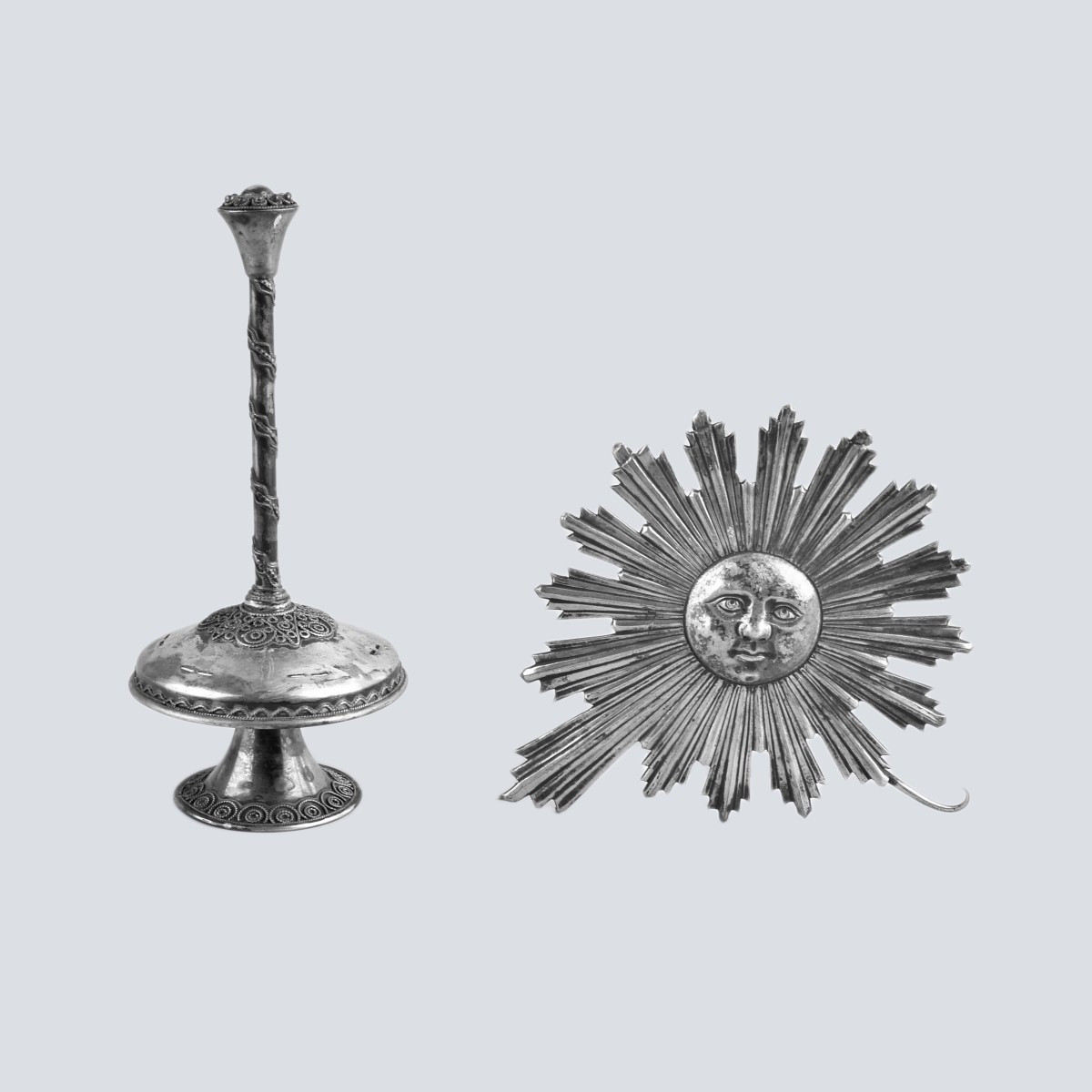 Two Assorted Silver Items