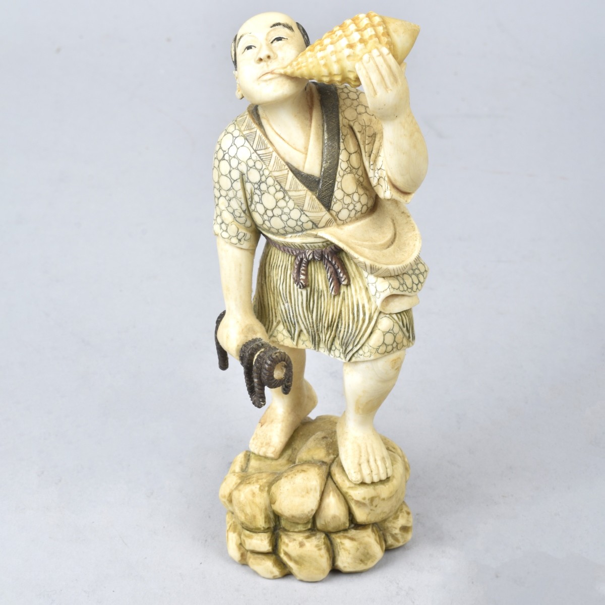 Antique Japanese Okimono Figurine