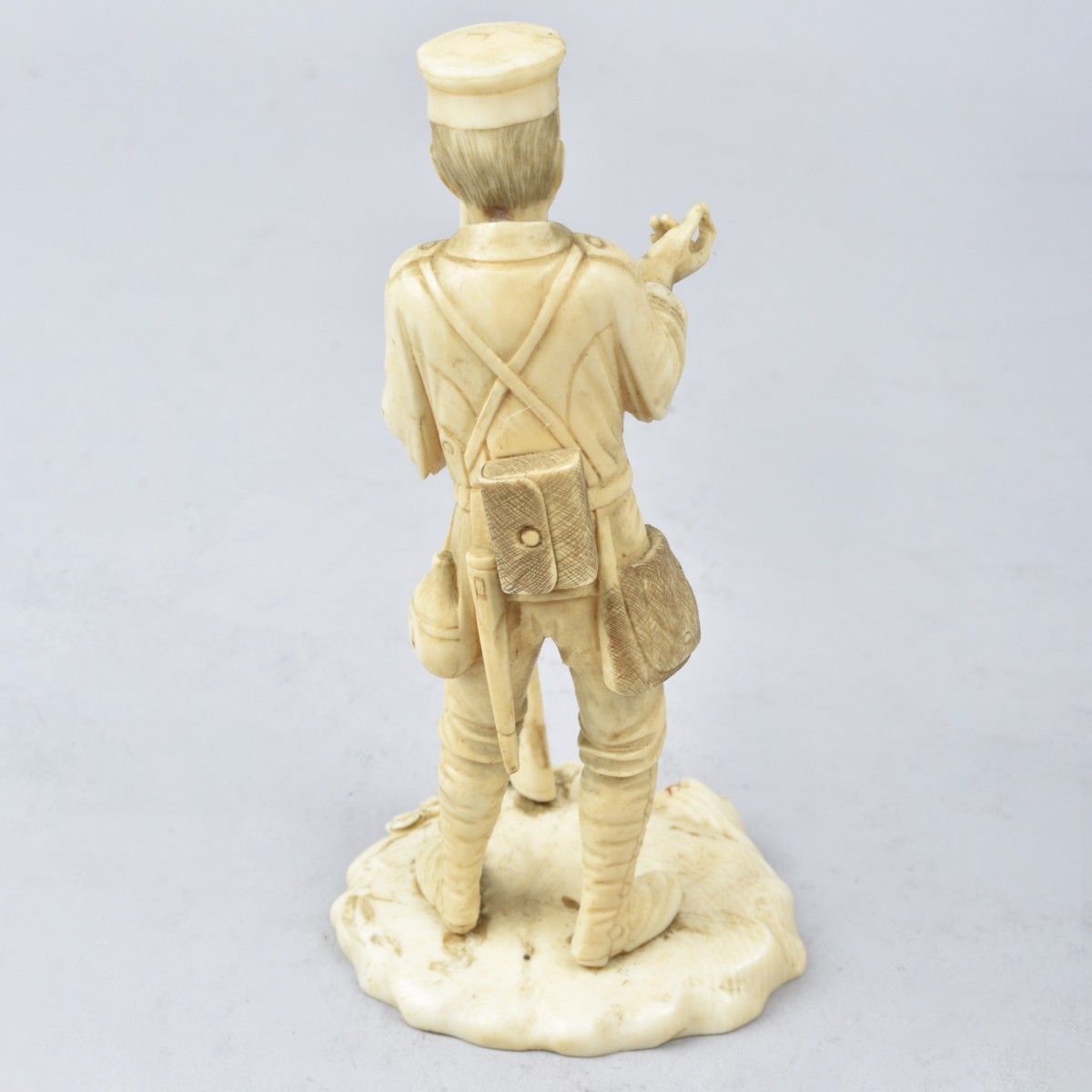 Antique Japanese Soldier Figurine