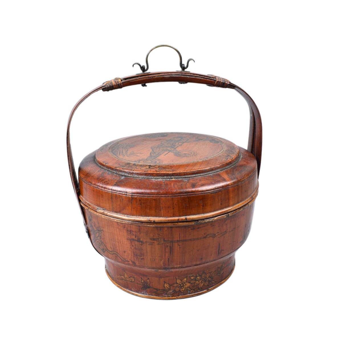 20th C. Chinese Bamboo Lunch Box