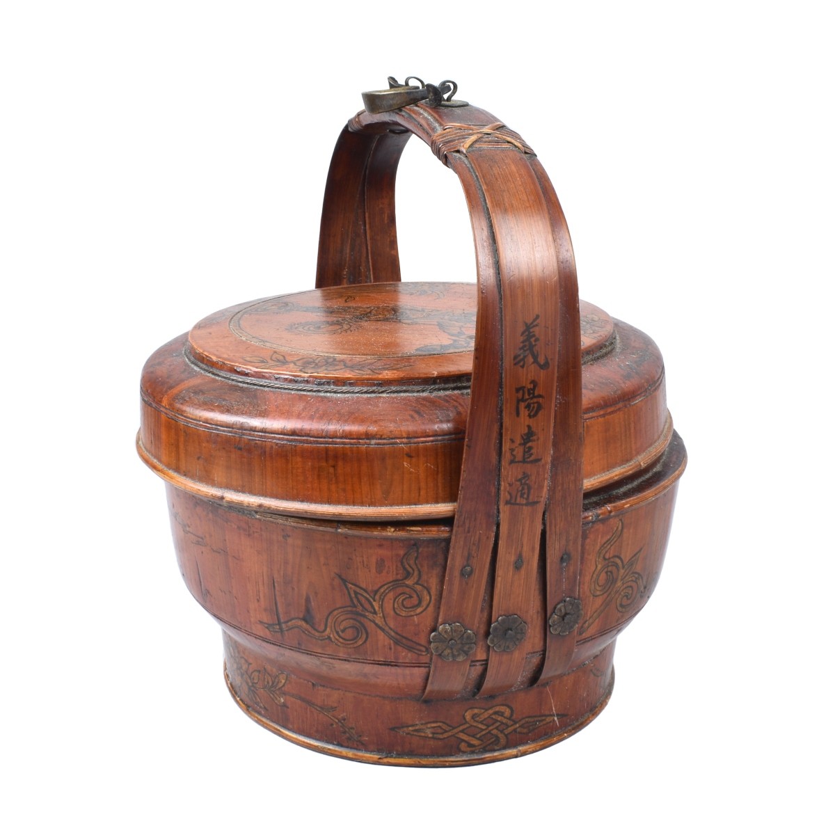 20th C. Chinese Bamboo Lunch Box