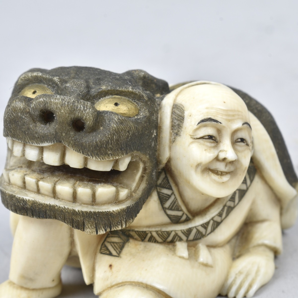 Antique Japanese Okimono Netsuke Figurine