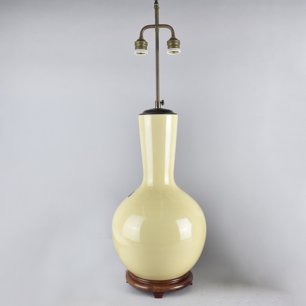 Pair of Large Japanese Porcelain Lamps