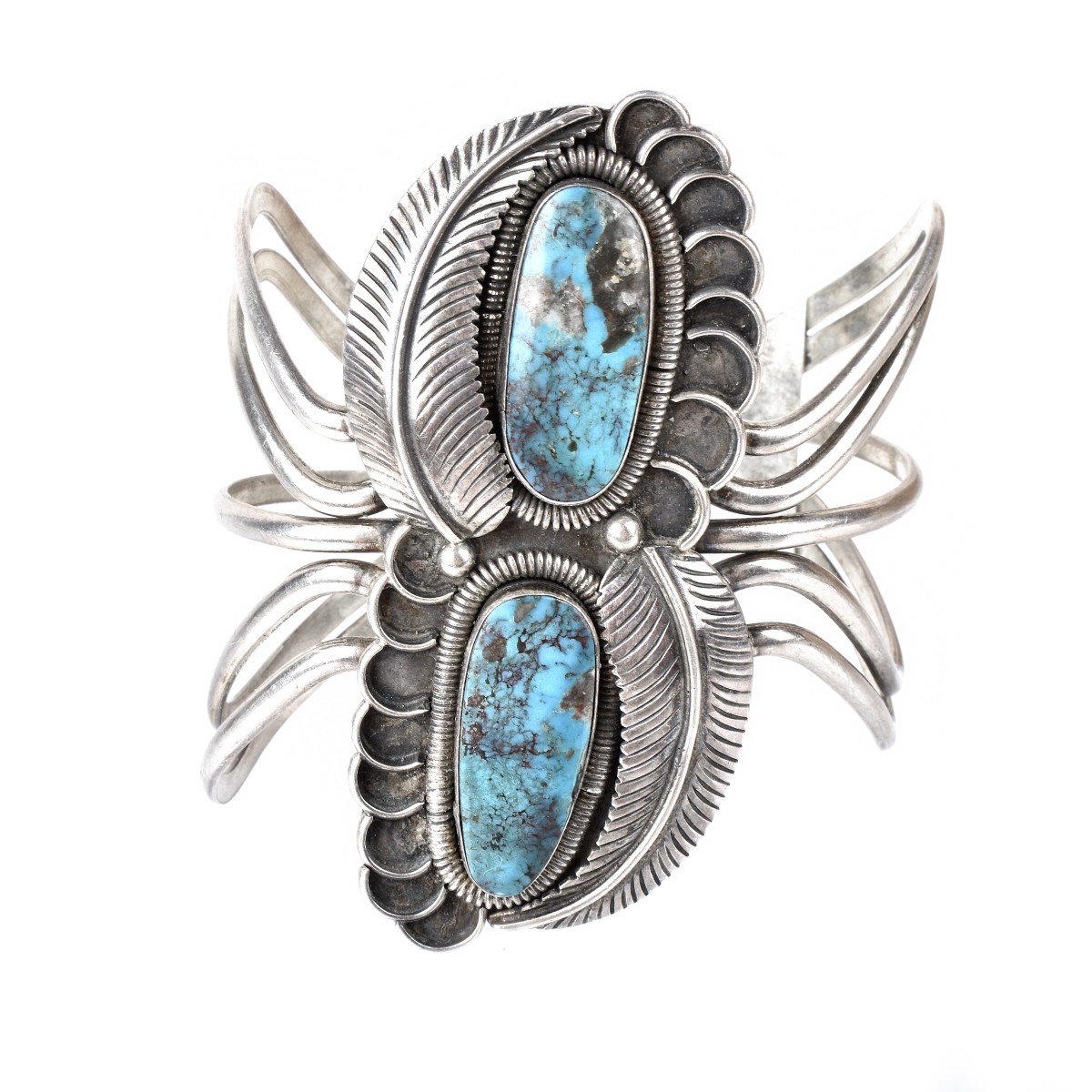 Vintage Navajo Sterling Cuff Bracelet
