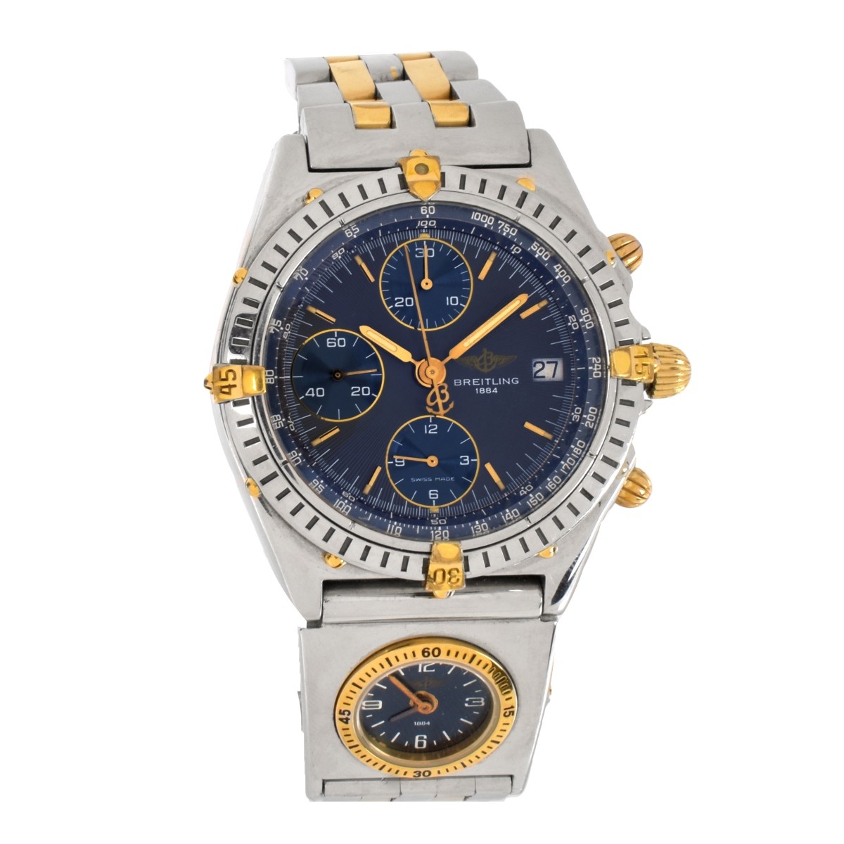 Breitling Stainless Steel and 18K Chrono