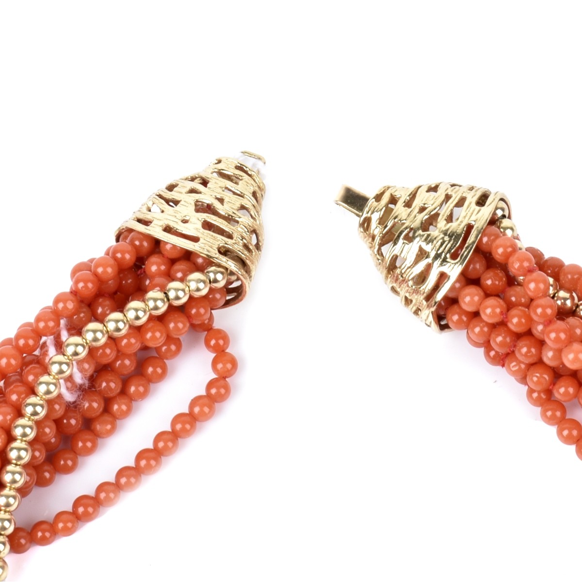 Coral and 14K Necklace