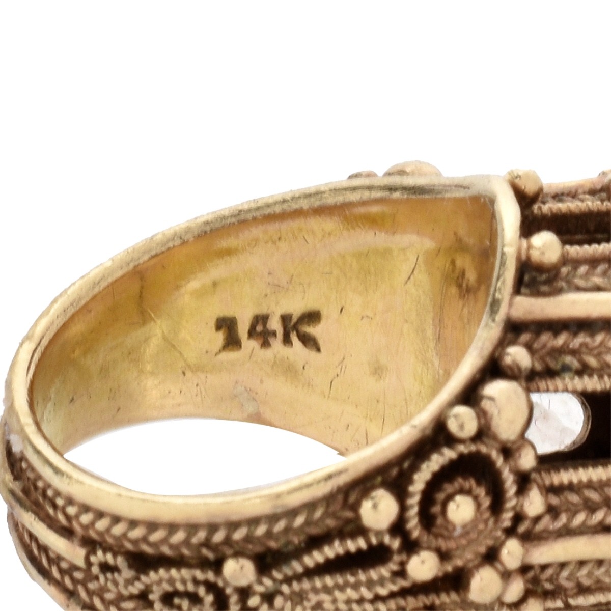 14K Judaic Wedding Ring
